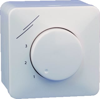 Inatherm - Toerentalregelaar 0-10V Reg. 3 Standen