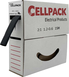 Cellpack - SB Krimpslang 1,2- 0,6/15M Zwart