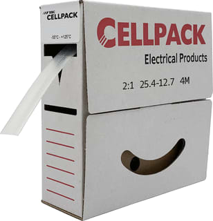 Cellpack - SB Krimpslang 25,4-12,7/4M Transp.