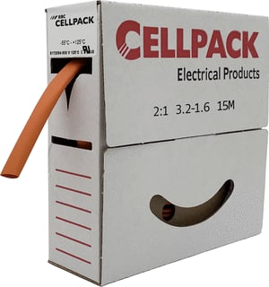 Cellpack - SB Krimpslang 3,2- 1,6/15M Oranje