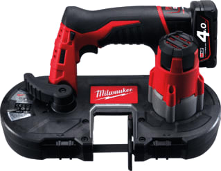 Milwaukee - M12 Bandzaag (accu) Sbcmpbndzgmch Bs-402C