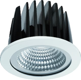 Lumiance - Insaver RS75 Downlight/spot/schijnwerper ins75 led rond 16w nw dim