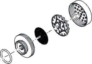 Dornbracht - Kraanbovendeel Binnenwerk 1286597090