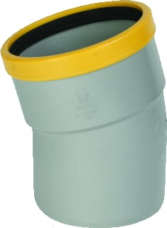 Wavin - Fitting met 2 aansluitingen Pvc Bocht 15 315 Sn8 0,5D