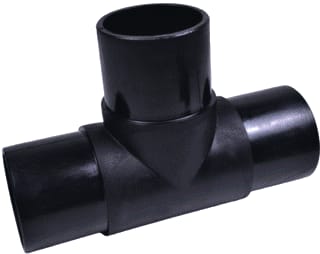 Wavin - Fitting met 3 aansluitingen pe-100 l knie 45 250 sdr17