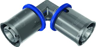 Wavin - Tigris M1 Fitting met 2 aansluitingen m1 knie 90 75