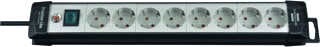 Brennenstuhl - Premium-Line Contactdooscombinatie Prem-L Stkrds 8-Zw/Lgr 5M