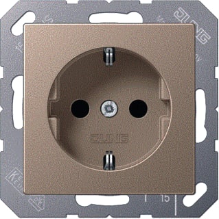 Jung - Wandcontactdoos (WCD schakelmat.) Wcd A500 Beschcont Cham