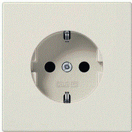 Jung - Wandcontactdoos (WCD schakelmat.) Wcd Ra 1V Ls990 Wt