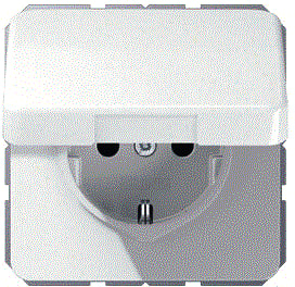 Jung - Wandcontactdoos (WCD schakelmat.) Wcd Ra Kd Alpw Cd