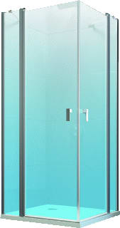Hüppe - Design Pure Douchedeur Dpure Ste 90 Mvs Z/Hg