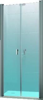 Hüppe - Design Pure Douchedeur Dpure Pend 90 Z/Hg