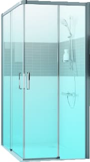 Hüppe - Classic 2 Douchecabine vierhoekig clas2 easy schf 120 z/hg