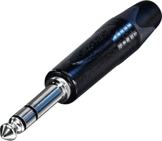 Neutrik - A/V-connector JACK6.3 STEK 3P ZW NIK