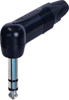 Neutrik - A/V-connector Jack6.3 Stek Hks 3P Zw/N