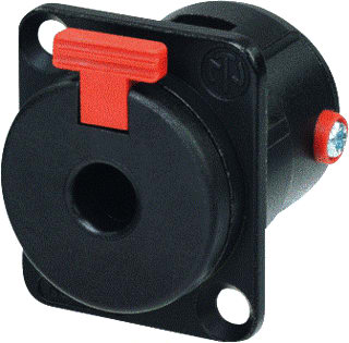 Neutrik - A/V-connector JACK6.3 CHAS 3P ZW