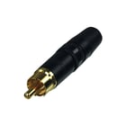 REAN - A/V-connector Neut Rca Stek Gd/Zw/Zw