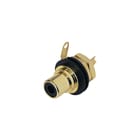 REAN - A/V-connector Neut Rca Chas+Isolatie Gd/Zw