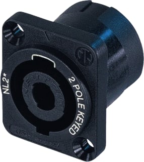 Neutrik - A/V-connector speakon 2p chassis d