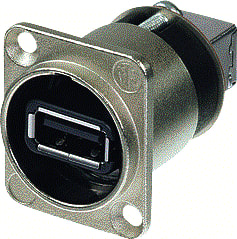 Neutrik - Communicatietechniek adapter Adap Usb A-B Rev.D-Hs Nik