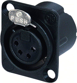 Neutrik - Ronde connector, inbouw (z/kabel) CNTXL114C