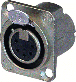 Neutrik - Ronde connector, inbouw (z/kabel) CNTXL115A