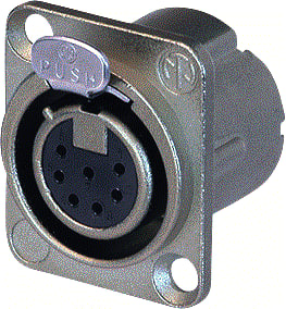 Neutrik - Ronde connector, inbouw (z/kabel) CNTXL117A