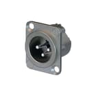 Neutrik - Ronde (industrie) connector XLR CHASS DLX 3PIN PEN NI