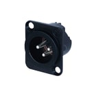 Neutrik - Ronde (industrie) connector XLR CHASS DLX 3PIN PEN ZW