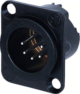 Neutrik - Ronde connector, inbouw (z/kabel) CNTXL125C