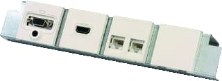 OCS - Velox 2.0 Vloercontactdoos Velox I Vga/Hdmi/C6/Blind