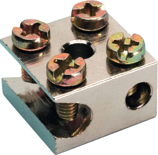 JMV - Potentiaalvereffeningsrail Radiatorklem F 1X25+1X6