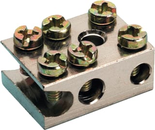 JMV - Potentiaalvereffeningsrail Radiatorklem E 2X25+1X6