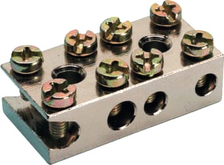 JMV - Potentiaalvereffeningsrail Radiatorklem D 2X25+2X6