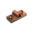 JMV - Toebeh./onderd. aarding/bliksembev. Muurblok Messing 25 Ds100