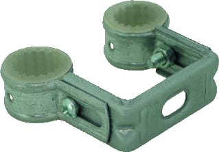 Walraven - BIS Duplo Dubbele pijpbeugel Sv Pvc 15Mm Tra
