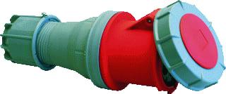 Keraf - PCE Power Twist CEE-koppelcontactstop Contrast 63A 5P6H Powertw