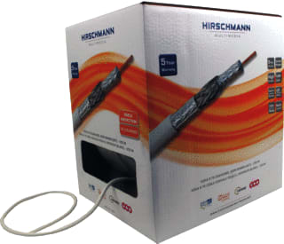 Hirschmann Multimedia - KOKA Coaxkabel satcoax wit koka9ts ha250
