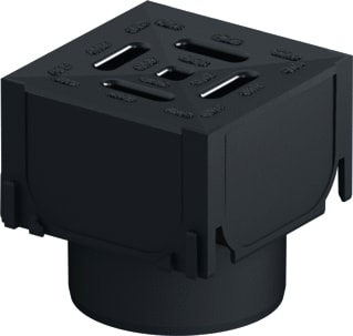 Aco - Hexaline Toebeh./onderd. lijnafwateringsgoot Hexa2.0 Straatgt Eindplset