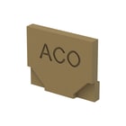 Aco - Euroline Toebeh./onderd. lijnafwateringsgoot Eurol Eindplaat 97Mm