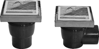 Aco - BlueStone Vloerput met 1 aansluiting Easygar Blue Vlpt On200Kun
