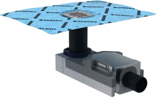 Geberit - Vloerput met 1 aansluiting Vloerput Sifonhoogte 65Mm