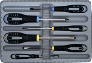 Bahco - Schroevendraaier set 6 Delig Be-9882