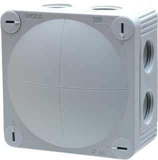 Wiska - Opbouwdoos wand/plafond KABELDOOS308/LEEG M20 DS5