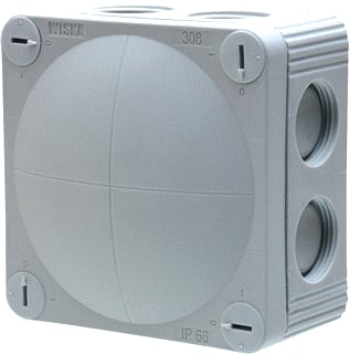 Wiska - Opbouwdoos wand/plafond KABELDOOS 308/SKV DS5