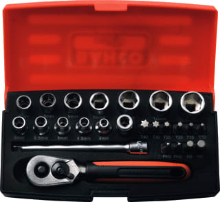 Bahco - Dopsleutel (set) Dopsleutelset Sl25