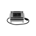 OCS - Rhodos 2xWCD Bureau aansluitunit I 2X230V Rvs