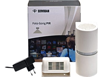 Servodan - Foto-Gong Deurbel gong Fotogong Multi Pir 230V
