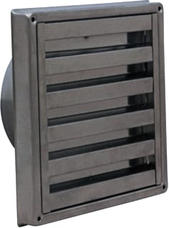 Nedco - Lamellenrooster Lamrooster Diam 125Mm Rvs