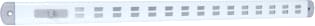 Nedco - Bold Line Schuifrooster Schfrooster 50X3 Cm Wit